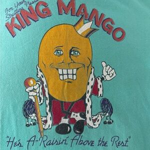 Vintage Tee King Mango Strut Parade Miami/Coconut Grove Florida XL 1990